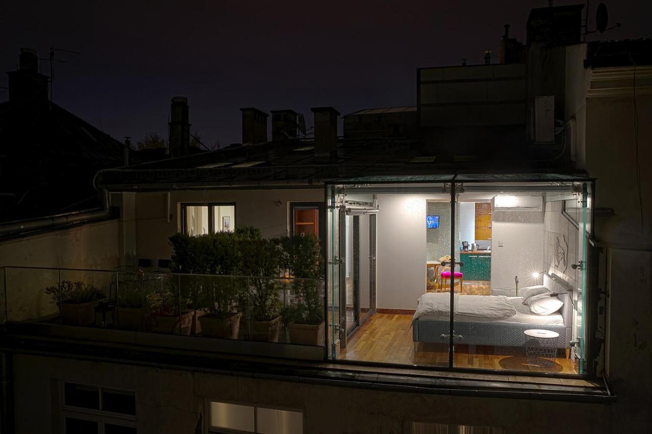 Main Square Studio With Terrace & Air Condition Cracóvia Exterior foto