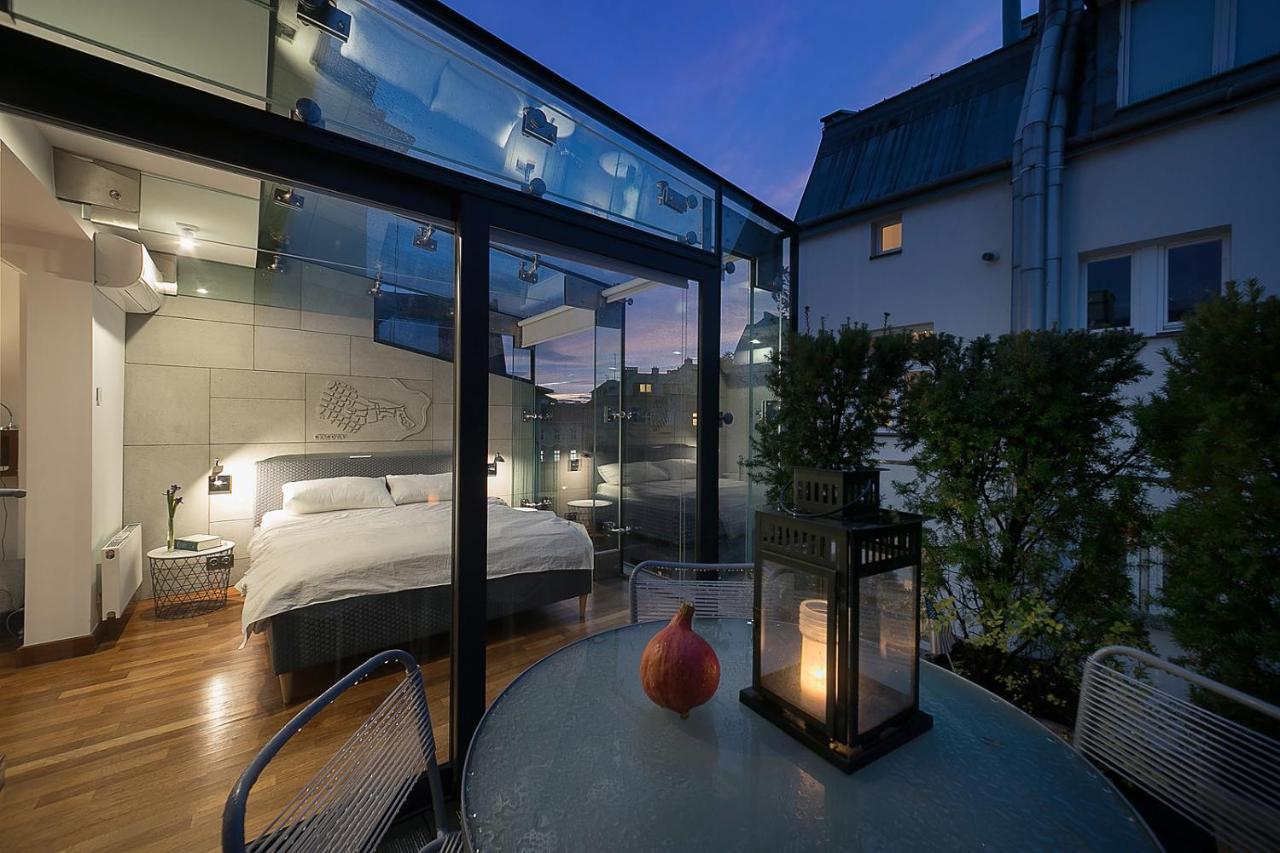 Main Square Studio With Terrace & Air Condition Cracóvia Exterior foto